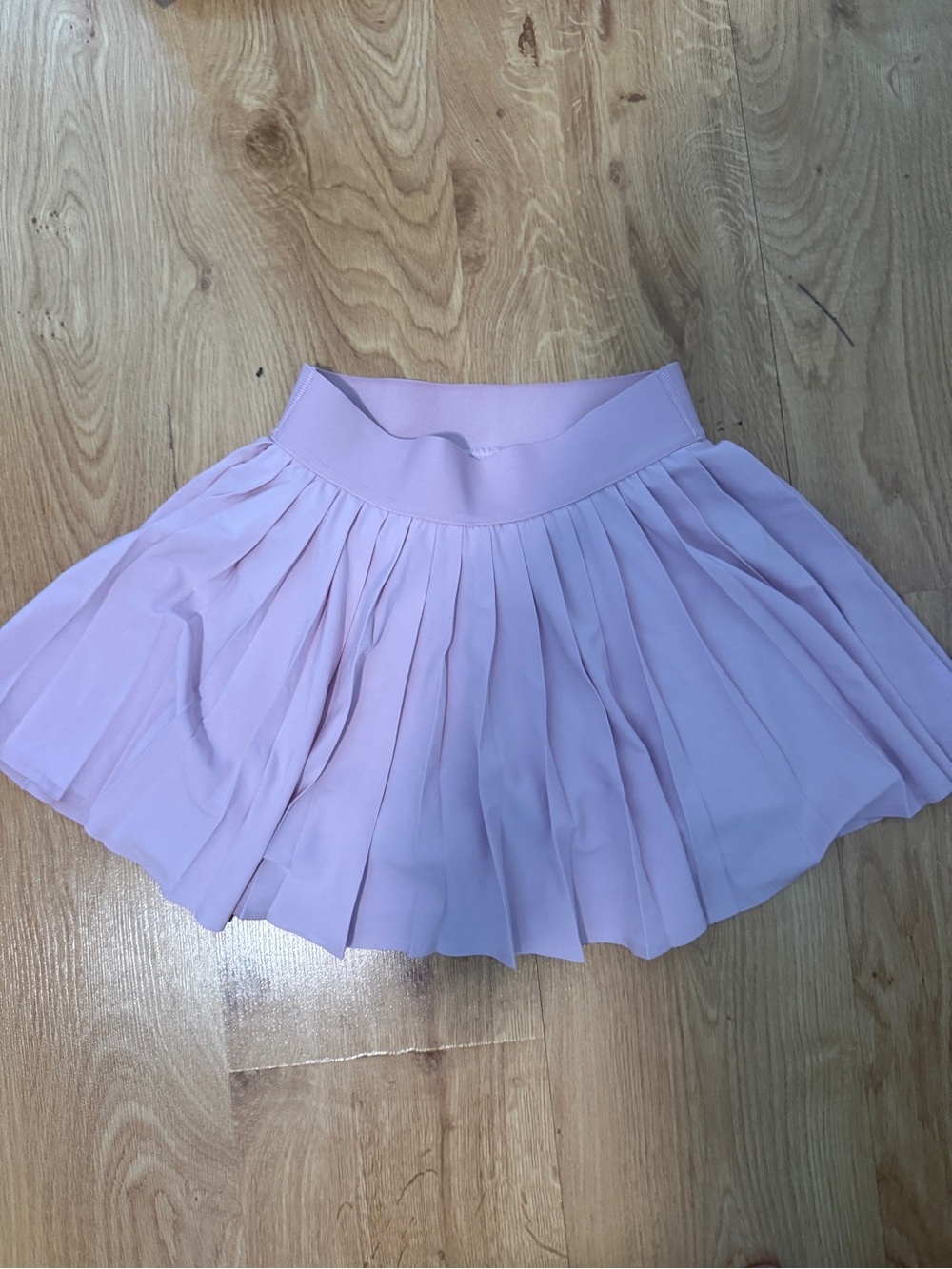 Pleated Pink Exercise Aritzia Skirt
